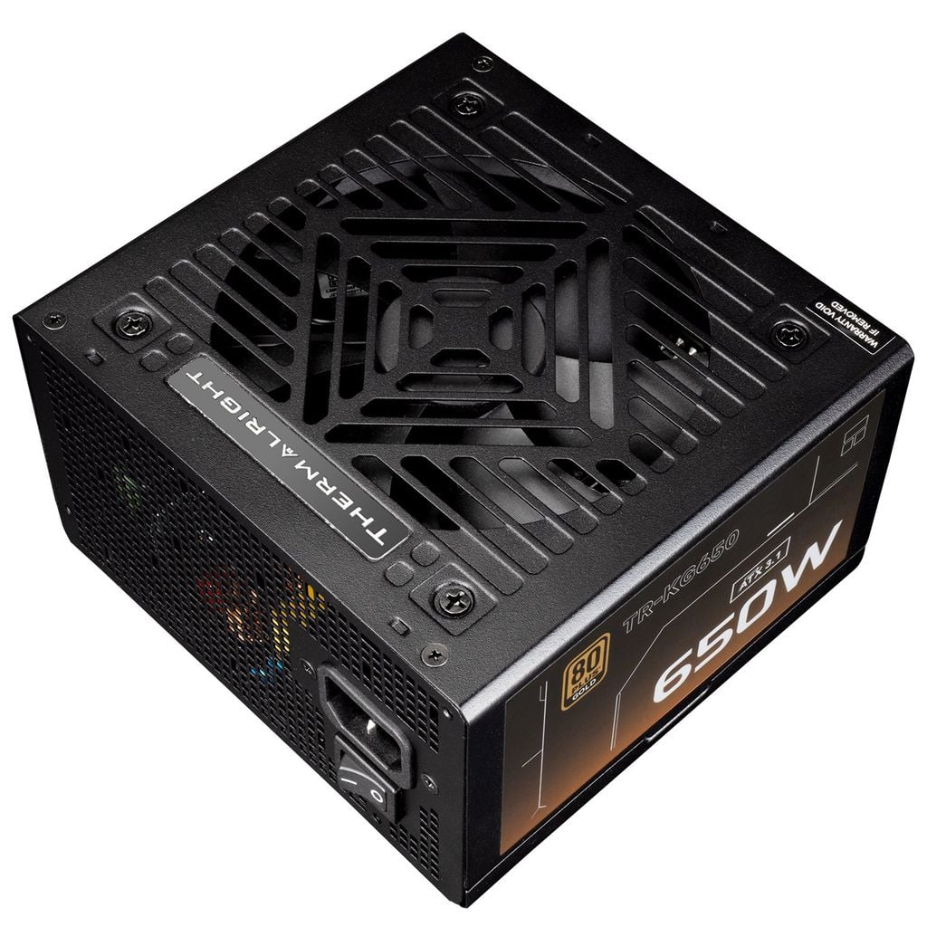 Nguồn máy tính THERMALRIGHT TR - KG650 650W - BLACK (80 Plus Gold/ATX3.1)