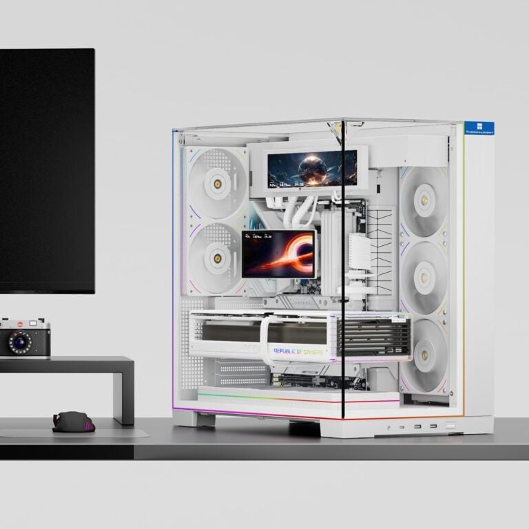 Tản nhiệt nước AIO THERMALRIGHT LEVITA VISION LCD 360 UB ARGB - WHITE (Màn hình 3D 2K 6.67