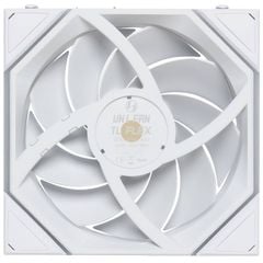 Bộ 3 fan case Lian Li Uni Fan TL FLEX 120 Regular | Reversed Blade - WHITE (3 QUẠT/ KHÔNG LCD)