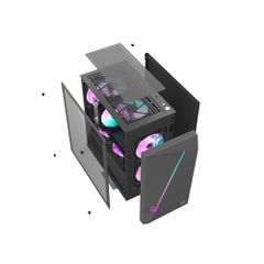 Vỏ Case Máy Tính Darkflash AL390 - BLACK