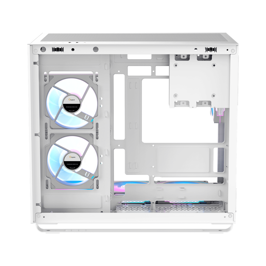 Vỏ Case Ocypus Iota C70 ARGB - WHITE (Kèm 6 Fan ARGB)