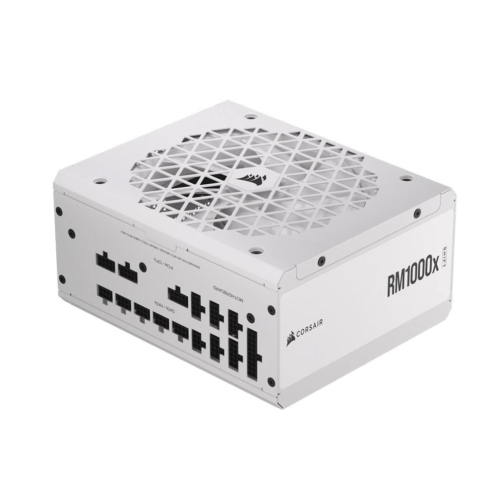 Nguồn máy tính Corsair RM1000x Shift ATX 3.1 & PCIe 5.1 - 80 Plus Gold - Full Modul - WHITE