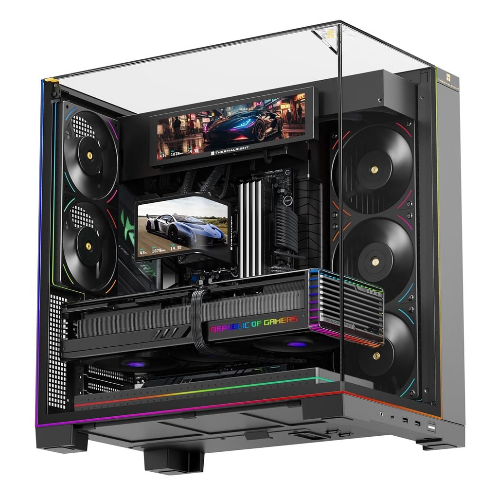 Tản nhiệt nước AIO THERMALRIGHT LEVITA VISION LCD 360 UB ARGB - BLACK (Màn hình 3D 2K 6.67
