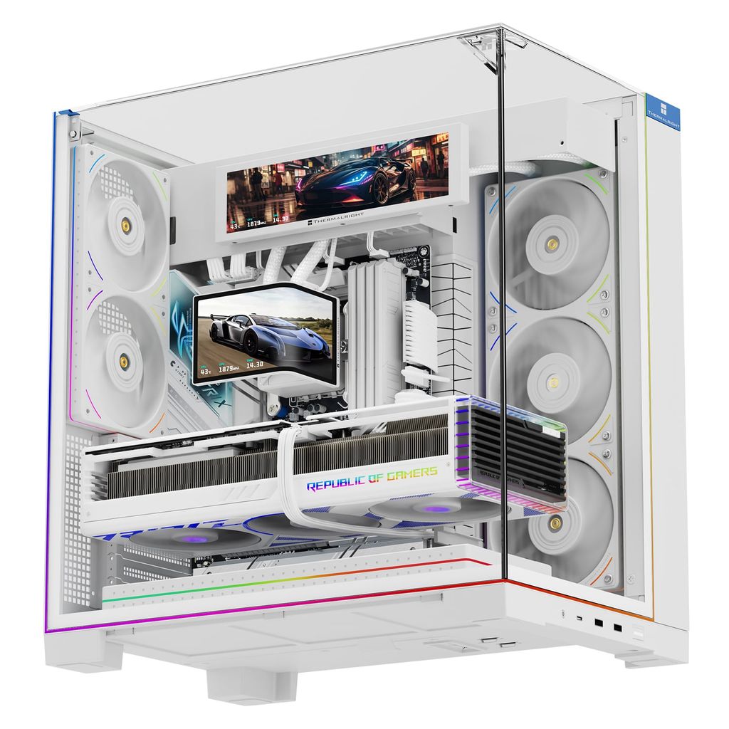 Tản nhiệt nước AIO THERMALRIGHT LEVITA VISION LCD 360 UB ARGB - WHITE (Màn hình 3D 2K 6.67