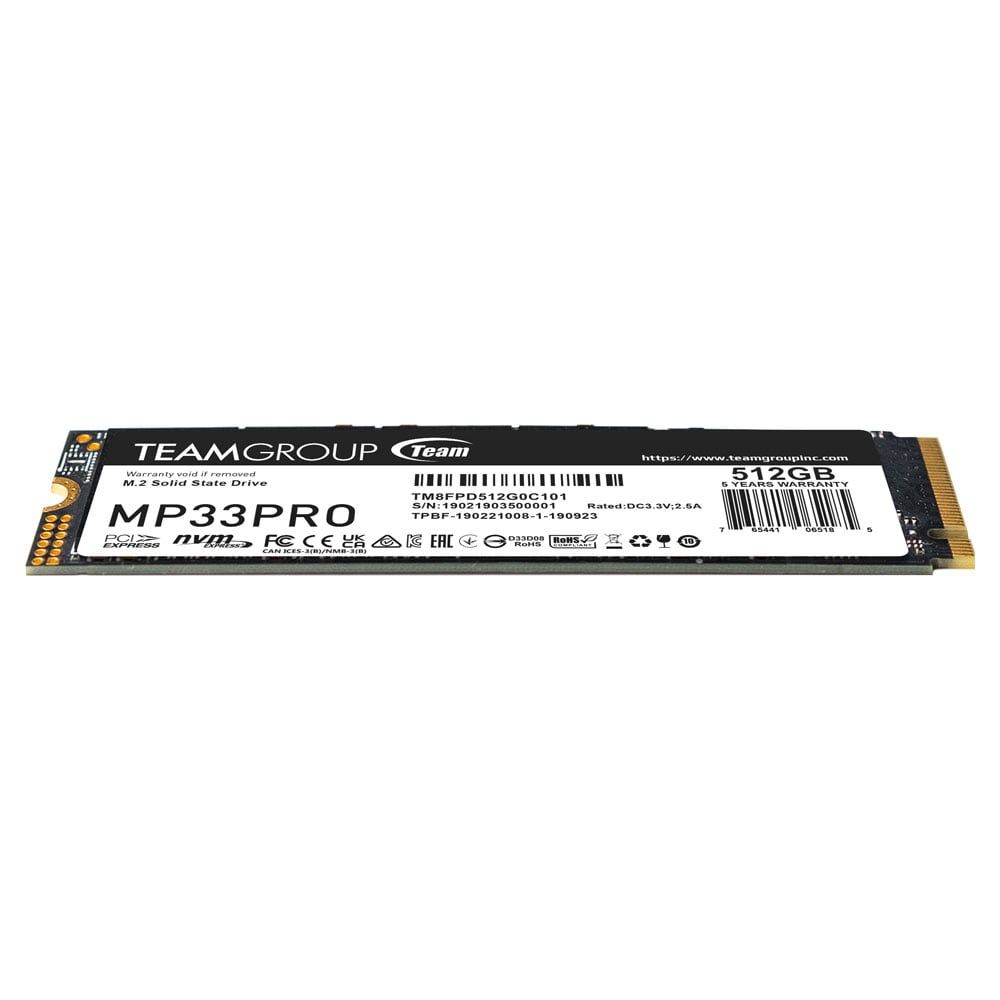 Ổ cứng SSD TeamGroup MP33 PRO 512GB M.2 PCIe Gen3x4
