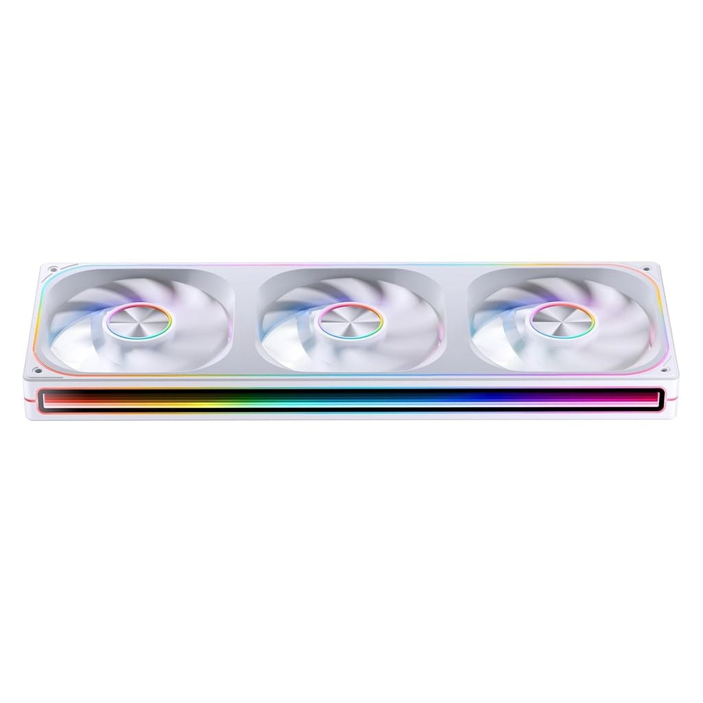 Quạt Fan case JONSBO ZA-360W | ZA-360WR LED ARGB - WHITE (CÁNH THUẬN / NGƯỢC)