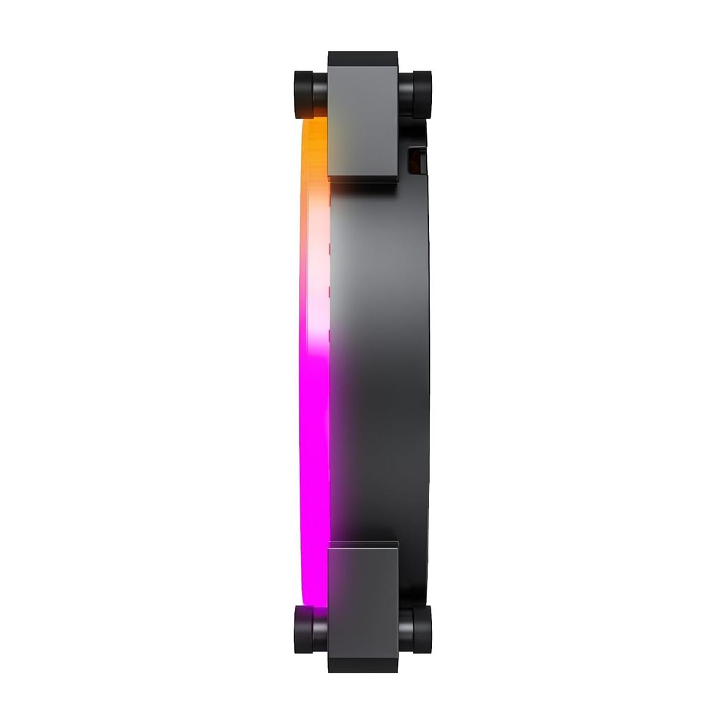 Quạt fan case MONTECH RX140 PWM REVERSE - BLACK | WHITE (140mm/LED viền ARGB/Cánh ngược)