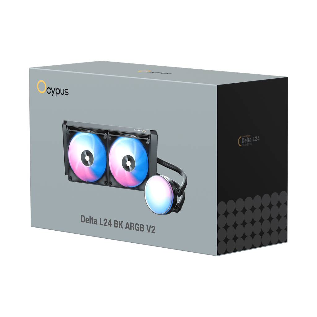 Tản Nhiệt Nước AIO Ocypus Delta L24 ARGB V2 - BLACK