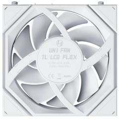 Fan case UNI FAN TL LCD FLEX 1 PACK | REVERSE - WHITE (QUẠT LẺ 12CM)