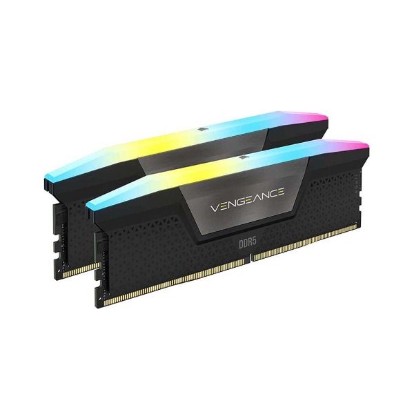 Bộ nhớ RAM PC Corsair DDR5 5600MHz 64GB 2x32GB DIMM VENGEANCE RGB Black Heatspreader RGB LED 1.25V - BLACK