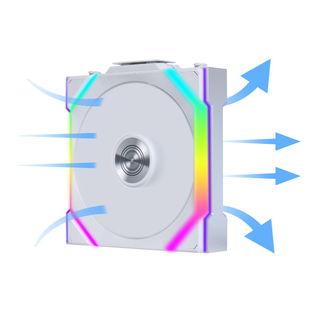 Fan Case LIAN LI UNI FAN SL WIRELESS 120 | SINGLE PACK - WHITE (1 QUẠT KHÔNG LCD)