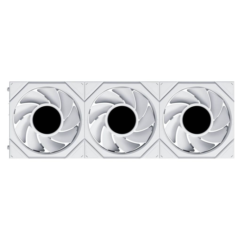 Bộ 3 fan case Lian Li Uni Fan TL LCD FLEX 120 Regular | Reversed Blade - WHITE (3 QUẠT/ CÓ LCD)