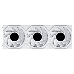 Bộ 3 fan case Lian Li Uni Fan TL LCD FLEX 120 Regular | Reversed Blade - WHITE (3 QUẠT/ CÓ LCD)