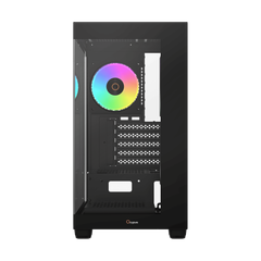Vỏ Case Ocypus Gamma C52 ARGB - BLACK (Sẵn 3 Fan ARGB)