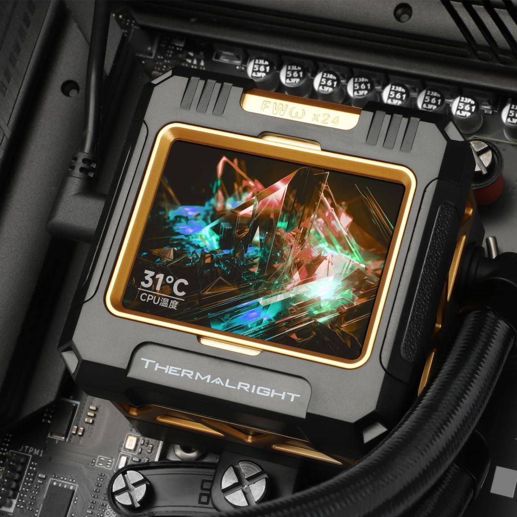 Tản nhiệt nước CPU AIO THERMALRIGHT FROZEN WARFRAME LCD 360 - BLACK | FW360B
