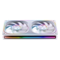 Quạt Fan case JONSBO ZA-240W | ZA-240WR LED ARGB - WHITE  (CÁNH THUẬN / NGƯỢC)