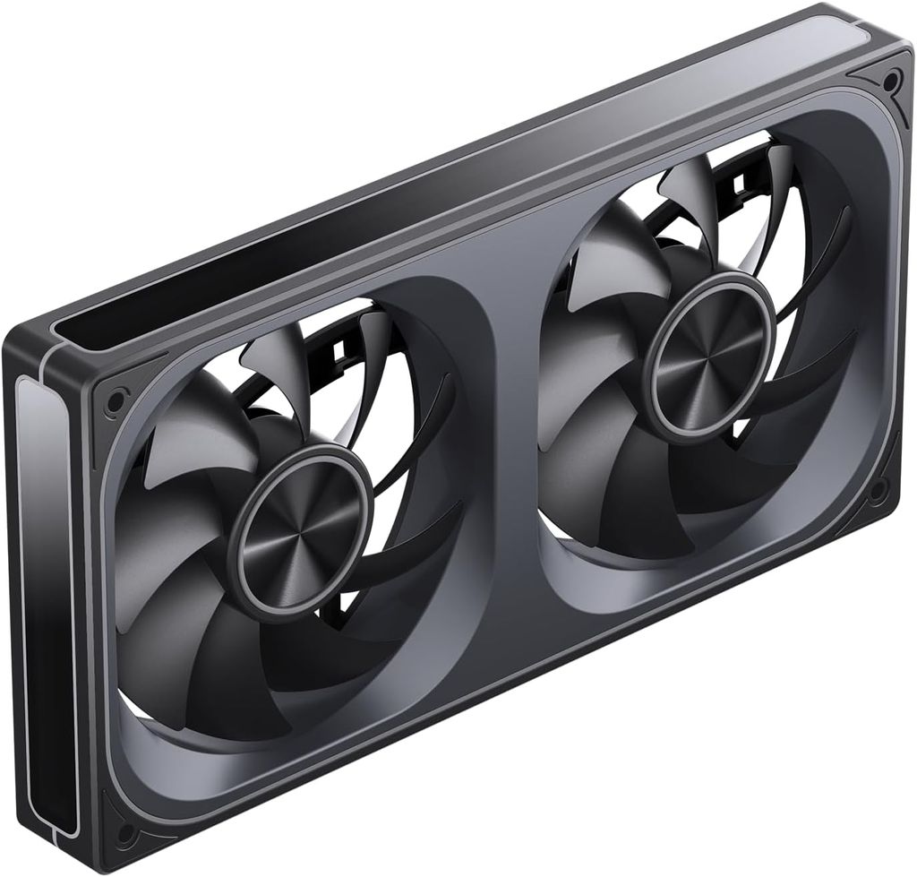 Quạt Fan case JONSBO ZA-240B | ZA-240BR LED ARGB - BLACK  (CÁNH THUẬN / NGƯỢC)