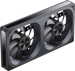 Quạt Fan case JONSBO ZA-240B | ZA-240BR LED ARGB - BLACK  (CÁNH THUẬN / NGƯỢC)