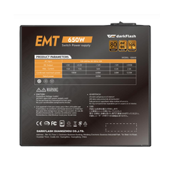 Nguồn Dark Flash EMT650 650W BRONZE - BLACK