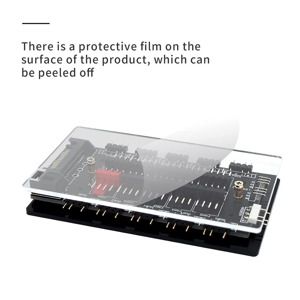 FAN HUB 10 CỔNG PWM ARGB Fan 5V/3Pin