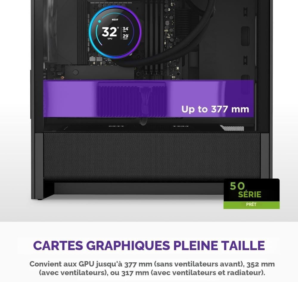 Vỏ Case NZXT H3 Flow All - BLACK (M-ATX)