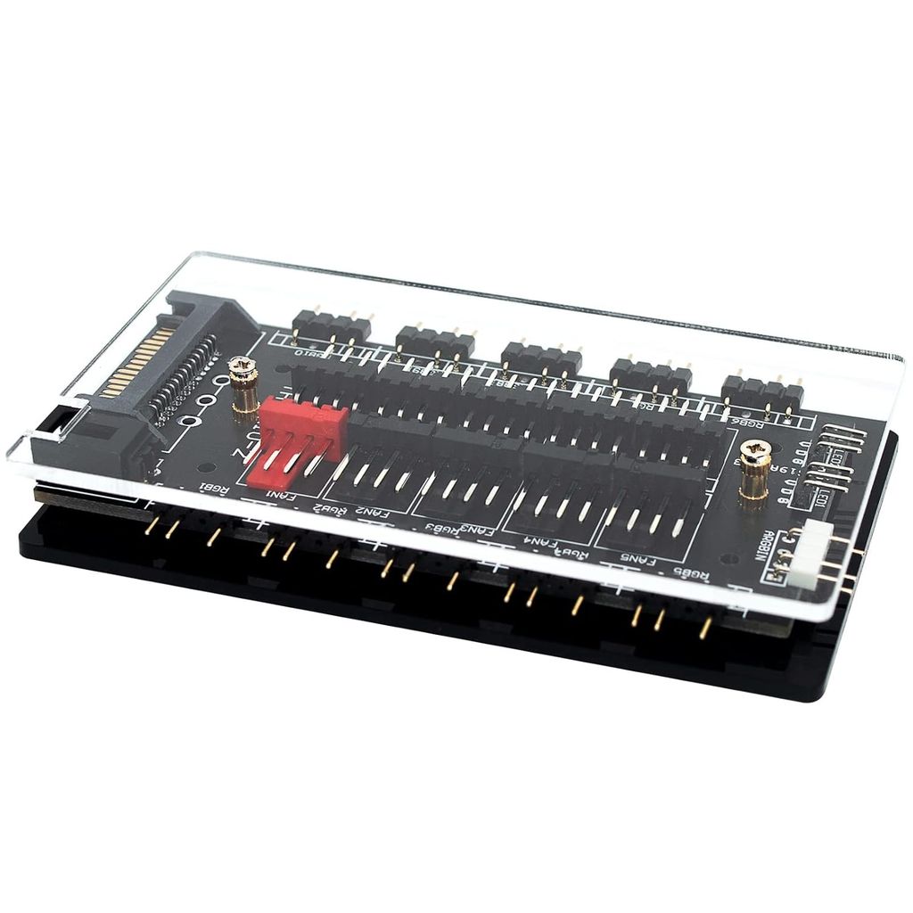 FAN HUB 10 CỔNG PWM ARGB Fan 5V/3Pin