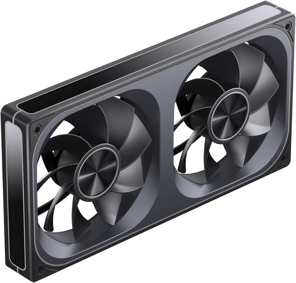 Quạt Fan case JONSBO ZA-240B | ZA-240BR LED ARGB - BLACK  (CÁNH THUẬN / NGƯỢC)