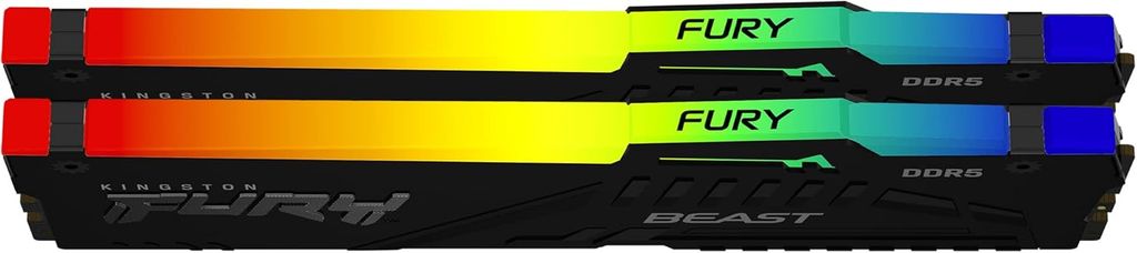 RAM Kingston FURY Beast RGB 64GB (2x32GB) DDR5 5600Mhz (KF556C40BBAK2-64)