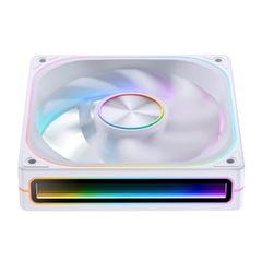 Quạt Fan case JONSBO ZA-120W | ZA-120WR LED ARGB - WHITE (CÁNH THUẬN / NGƯỢC)