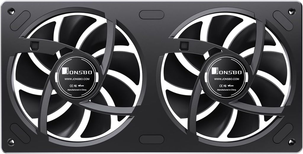 Quạt Fan case JONSBO ZA-240B | ZA-240BR LED ARGB - BLACK  (CÁNH THUẬN / NGƯỢC)