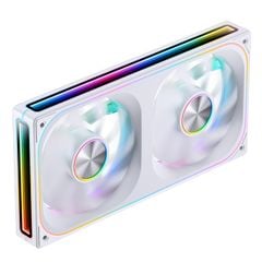 Quạt Fan case JONSBO ZA-240W | ZA-240WR LED ARGB - WHITE  (CÁNH THUẬN / NGƯỢC)