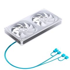 Quạt Fan case JONSBO ZA-240W | ZA-240WR LED ARGB - WHITE  (CÁNH THUẬN / NGƯỢC)