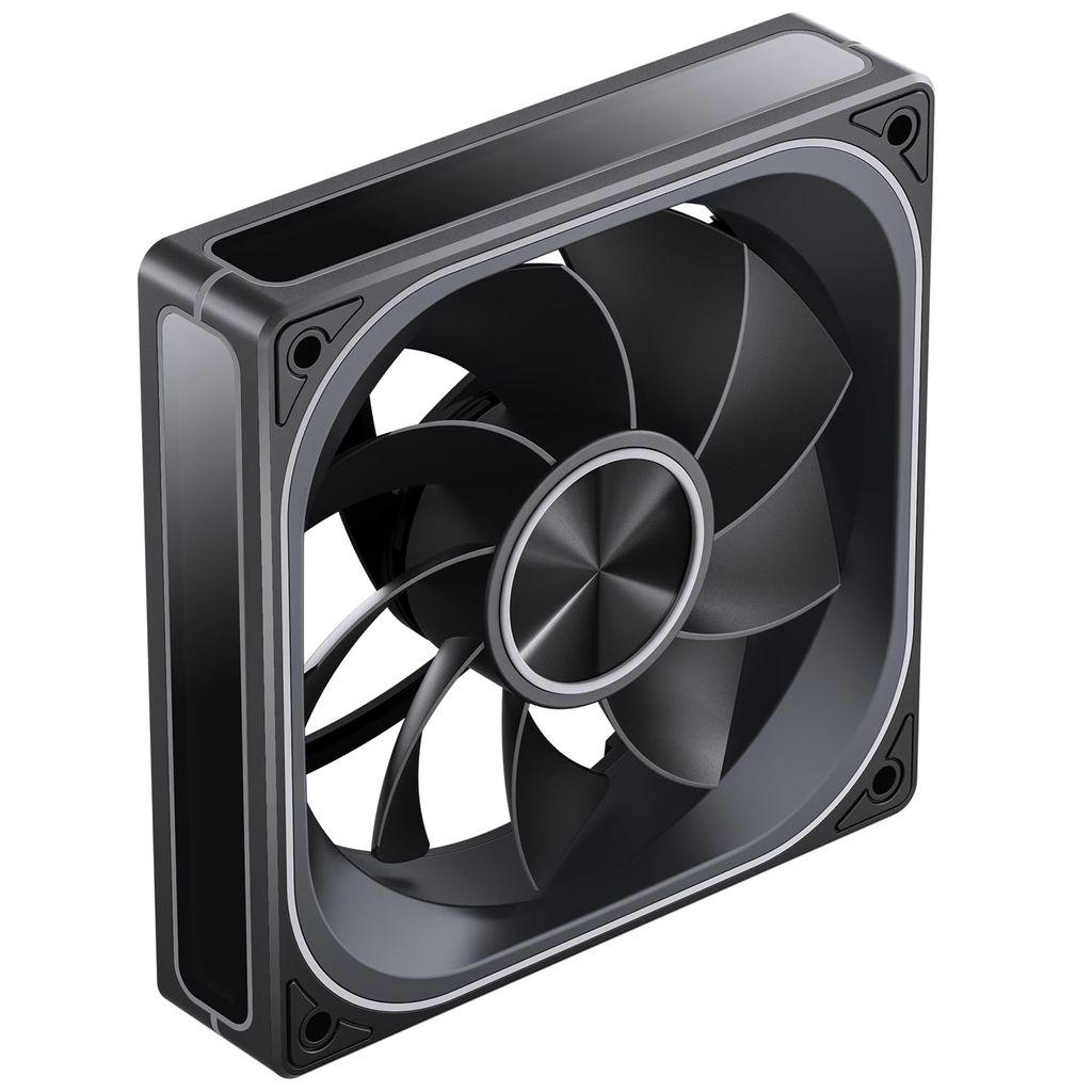 Quạt Fan case JONSBO ZA-120B | ZA-120BR LED ARGB - BLACK (CÁNH THUẬN / NGƯỢC)