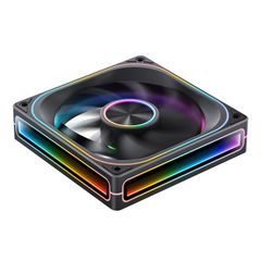 Quạt Fan case JONSBO ZA-120B | ZA-120BR LED ARGB - BLACK (CÁNH THUẬN / NGƯỢC)