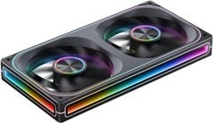 Quạt Fan case JONSBO ZA-240B | ZA-240BR LED ARGB - BLACK  (CÁNH THUẬN / NGƯỢC)