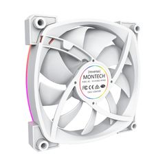 Quạt fan case MONTECH RX140 PWM REVERSE - BLACK | WHITE (140mm/LED viền ARGB/Cánh ngược)