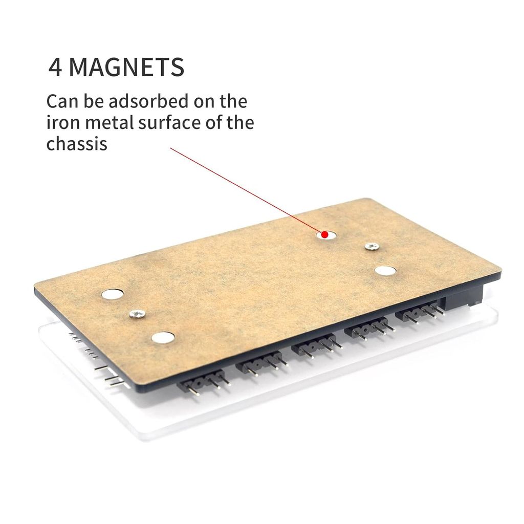 FAN HUB 10 CỔNG PWM ARGB Fan 5V/3Pin