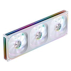 Quạt Fan case JONSBO ZA-360W | ZA-360WR LED ARGB - WHITE (CÁNH THUẬN / NGƯỢC)