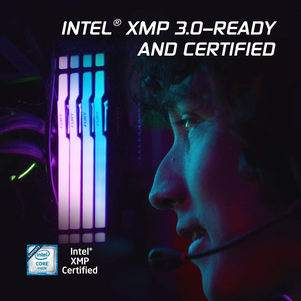 RAM Kingston FURY Beast RGB 64GB (2x32GB) DDR5 5600Mhz (KF556C40BBAK2-64)