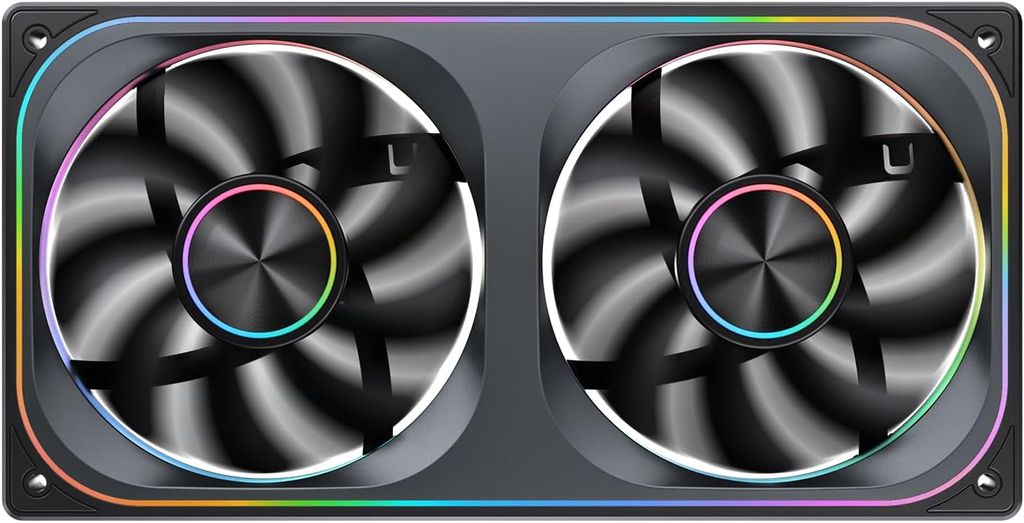 Quạt Fan case JONSBO ZA-240B | ZA-240BR LED ARGB - BLACK  (CÁNH THUẬN / NGƯỢC)