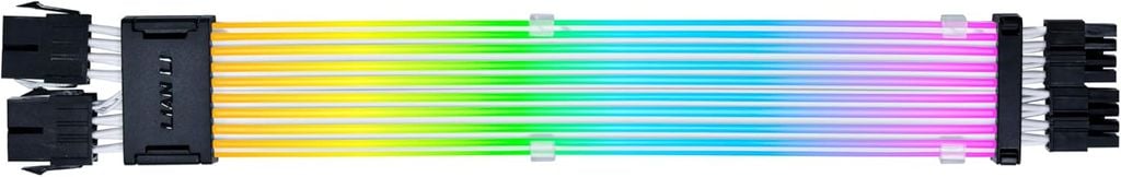 Dây nguồn nối dài LIAN LI STRIMER WIRELESS 2x8-PIN CPU ARGB (DÂY NGUỒN CPU)