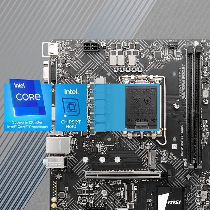 BO MẠCH CHỦ MAINBOARD MSI H610M BOMBER DDR4