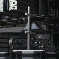 GIÁ ĐỠ BẮT LỖ FAN CHỐNG XỆ VGA - BLACK