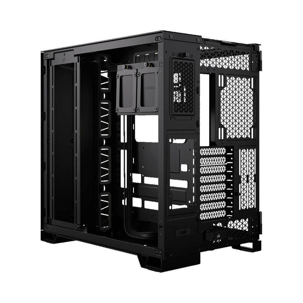 Vỏ máy tính Corsair 6500X Tempered Glass Mid-Tower - BLACK