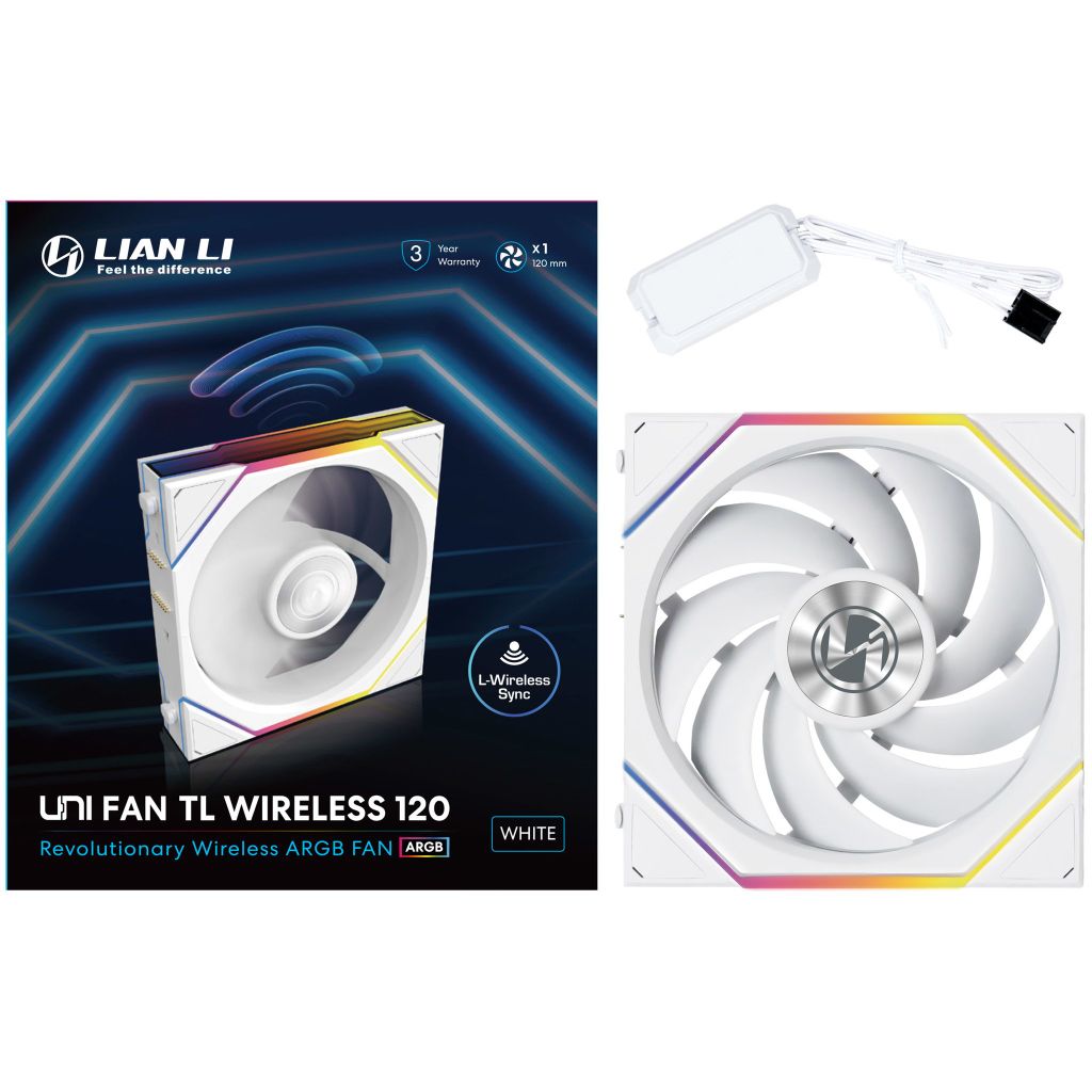 Fan Case LIAN LI UNI FAN TL WIRELESS 120 - WHITE (KHÔNG LCD/CÁNH THUẬN)