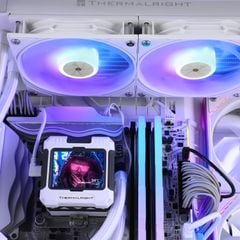 Tản nhiệt nước CPU AIO THERMALRIGHT FROZEN WARFRAME 240 LCD ARGB -  WHITE