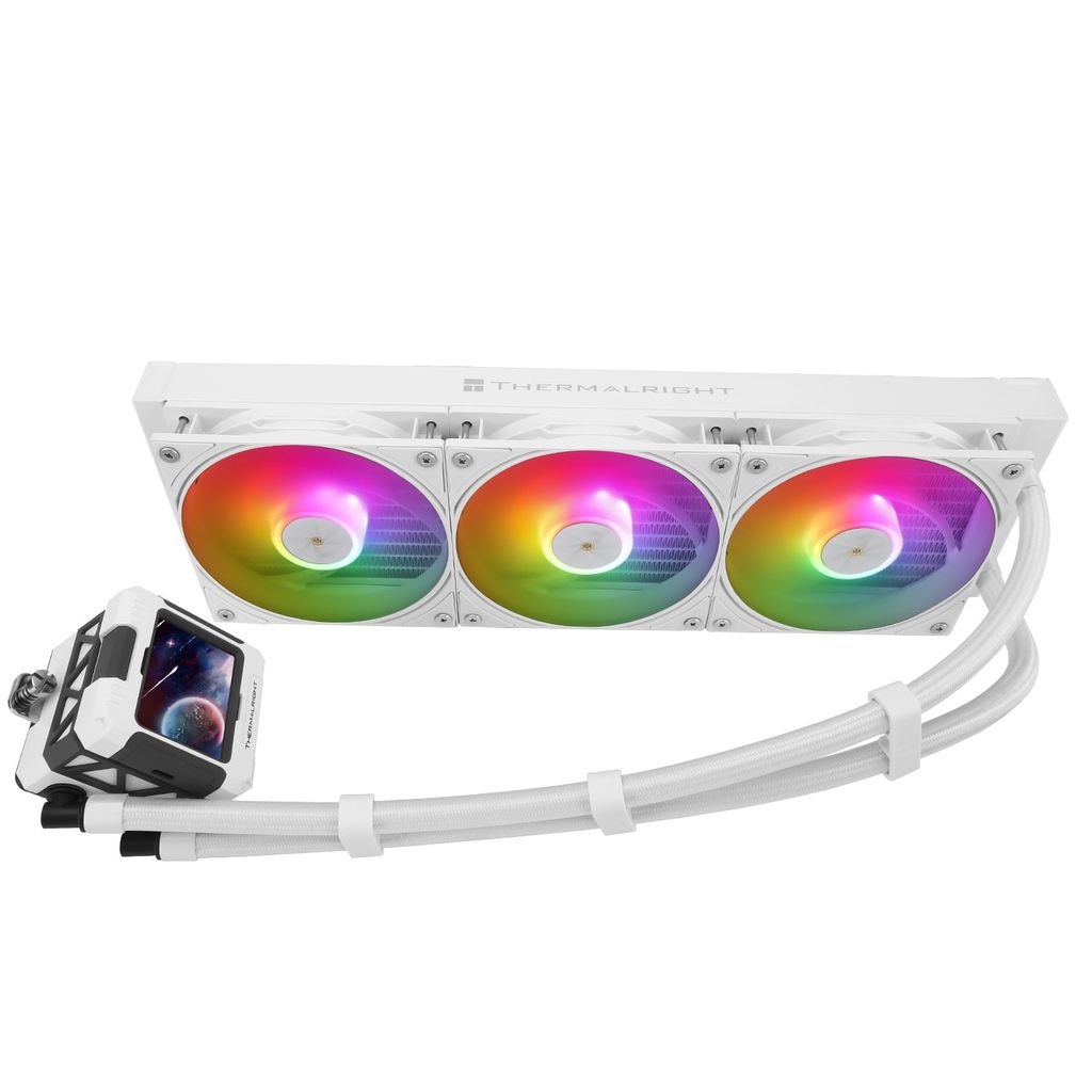 Tản nhiệt nước CPU AIO THERMALRIGHT FROZEN WARFRAME LCD 360 - WHITE | FW360W
