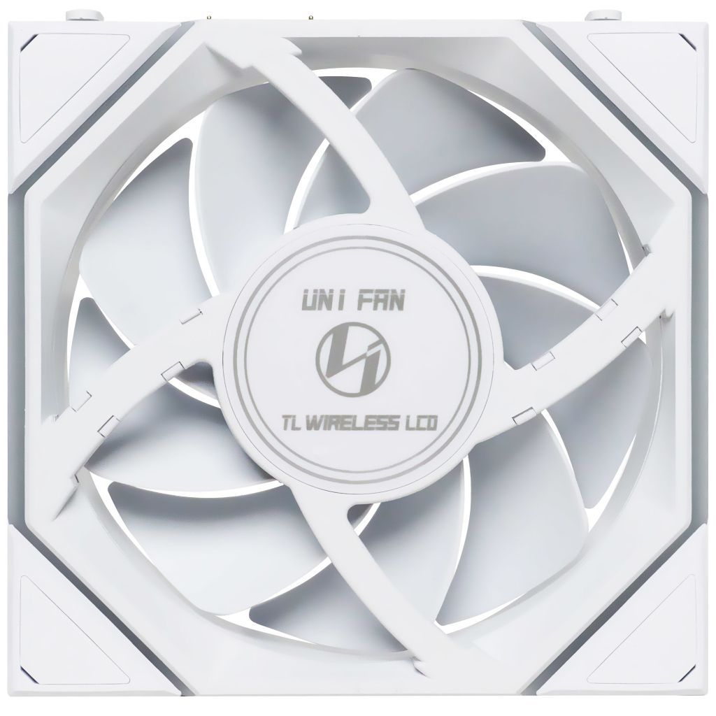 Fan Case LIAN LI UNI FAN TL WIRELESS LCD 120 | SINGLE PACK - WHITE (1 QUẠT LCD/CÁNH THUẬN)