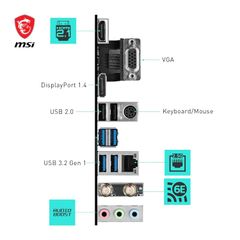 BO MẠCH CHỦ MAINBOARD MSI B760M GAMING WIFI