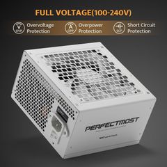 Nguồn Dark Flash PMT750 750W - 80 Plus Gold - WHITE